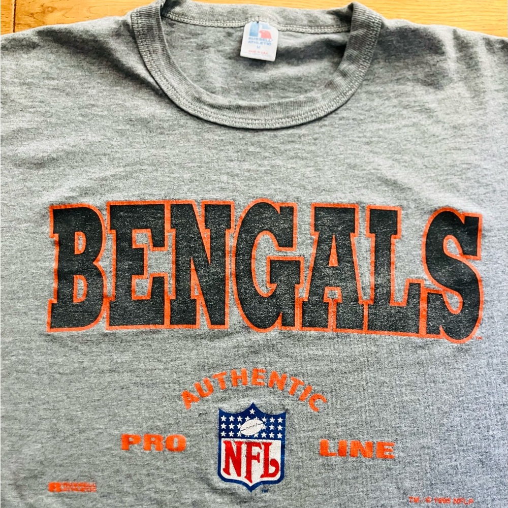 Vintage 1995 Cincinnati Bengals Pro Line Russell Shirt 1990s Size M Unisex NFL